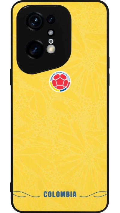 OPPO Find X5 Pro Case Hülle - Silikon schwarz Kolumbien 2026 personalisierbares Fussballtrikot