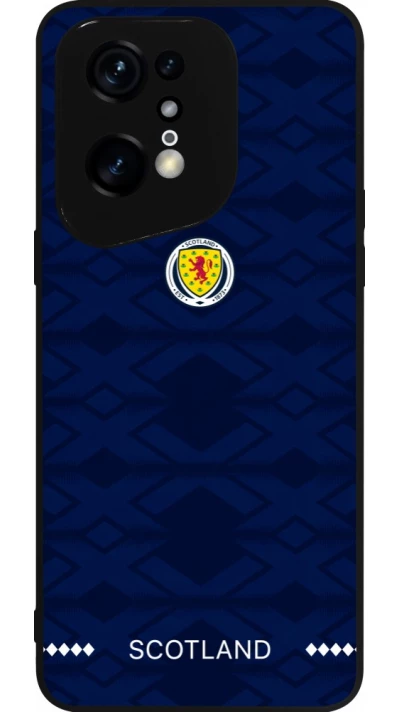 OPPO Find X5 Pro Case Hülle - Silikon schwarz Schottland 2026 personalisierbares Fussballtrikot