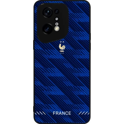 OPPO Find X5 Pro Case Hülle - Silikon schwarz Frankreich 2026 personalisierbares Fussballtrikot