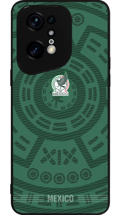 OPPO Find X5 Pro Case Hülle - Silikon schwarz Mexiko 2026 personalisierbares Fussballtrikot