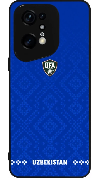 OPPO Find X5 Pro Case Hülle - Silikon schwarz Usbekistan 2026 personalisierbares Fussballtrikot