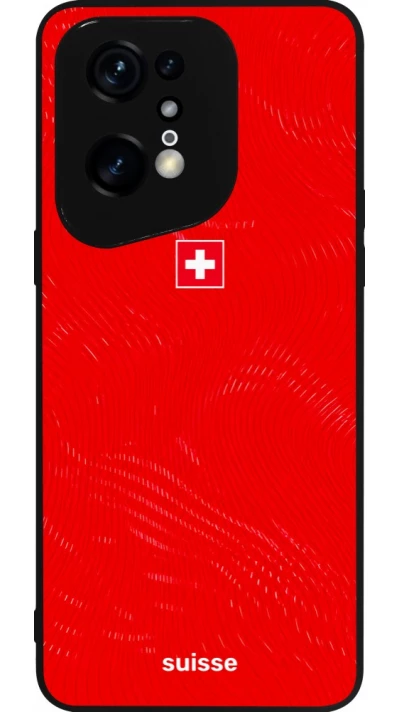 OPPO Find X5 Pro Case Hülle - Silikon schwarz Schweiz 2026 personalisierbares Fussballtrikot
