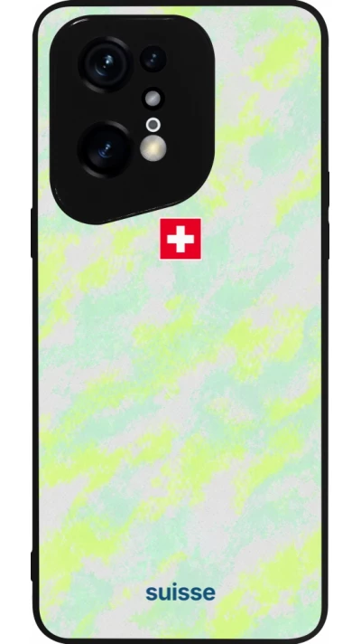 OPPO Find X5 Pro Case Hülle - Silikon schwarz Schweiz Away 2026 personalisierbares Fussballtrikot