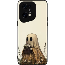 OPPO Find X5 Pro Case Hülle - Silikon schwarz Halloween 2025 Ghost gardener