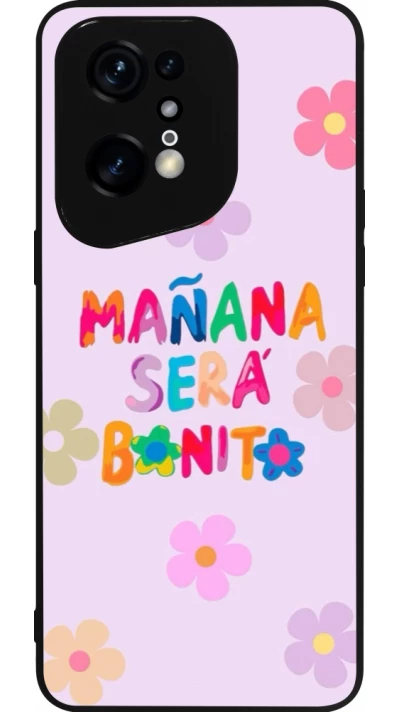 OPPO Find X5 Pro Case Hülle - Silikon schwarz Karol G Manana sera bonito