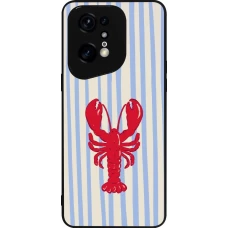 Coque OPPO Find X5 Pro - Silicone rigide noir Red lobster 2026