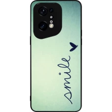 Coque OPPO Find X5 Pro - Silicone rigide noir Smile