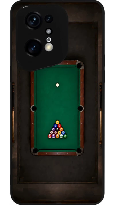 OPPO Find X5 Pro Case Hülle - Silikon schwarz Sports 2026 Billard