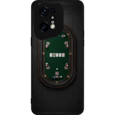 OPPO Find X5 Pro Case Hülle - Silikon schwarz Sports 2026 Poker