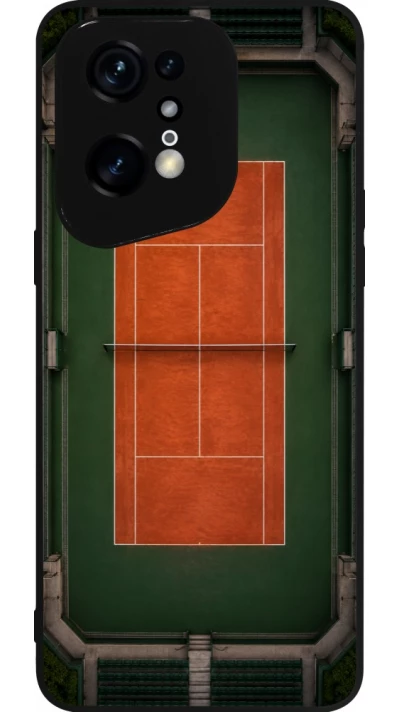 OPPO Find X5 Pro Case Hülle - Silikon schwarz Sports 2026 Tennis