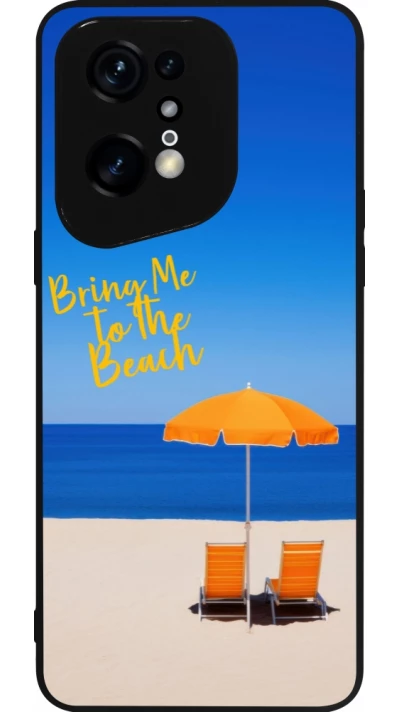 Coque OPPO Find X5 Pro - Silicone rigide noir Summer 2025 Bring me to the beach