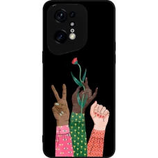 Coque OPPO Find X5 Pro - Silicone rigide noir Womens day 2026 2