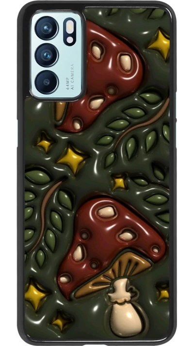 Coque OPPO Reno6 5G - Autumn 26 3D mushrooms