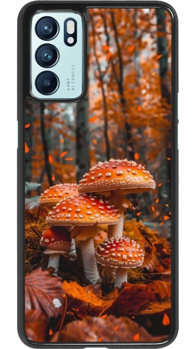 Coque OPPO Reno6 5G - Autumn 26 Mushrooms in the woods