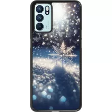OPPO Reno6 5G Case Hülle - Schneeflocke Solar Glanz