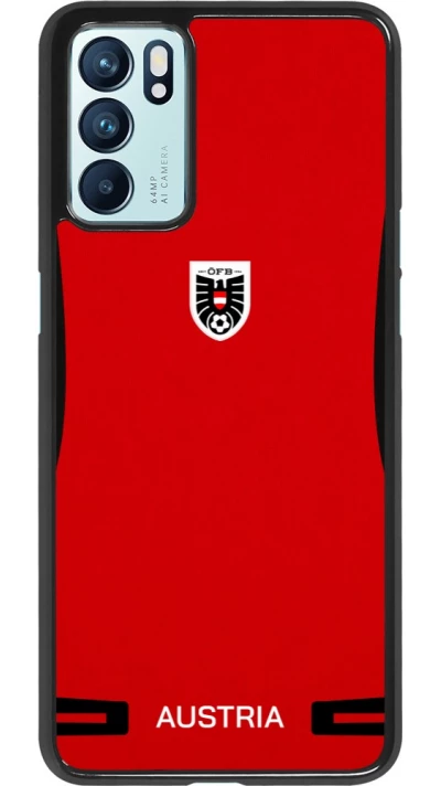 OPPO Reno6 5G Case Hülle - O?sterreich 2026 personalisierbares Fussballtrikot