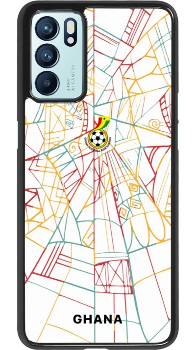 OPPO Reno6 5G Case Hülle - Ghana 2026 personalisierbares Fussballtrikot