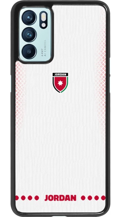 OPPO Reno6 5G Case Hülle - Jordanien 2026 personalisierbares Fussballtrikot