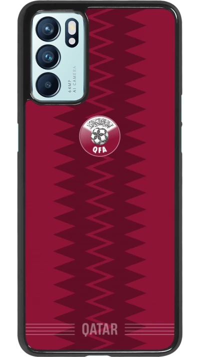 OPPO Reno6 5G Case Hülle - Qatar 2026 personalisierbares Fussballtrikot