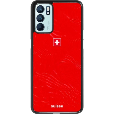 Coque OPPO Reno6 5G - Maillot de football Suisse 2026 personnalisable