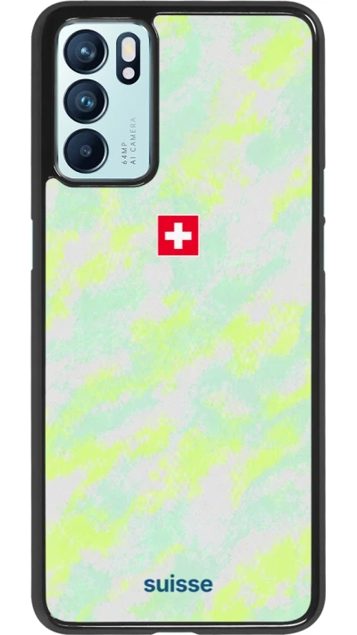 OPPO Reno6 5G Case Hülle - Schweiz Away 2026 personalisierbares Fussballtrikot