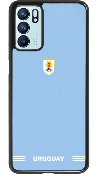 OPPO Reno6 5G Case Hülle - Uruguay 2026 personalisierbares Fussballtrikot