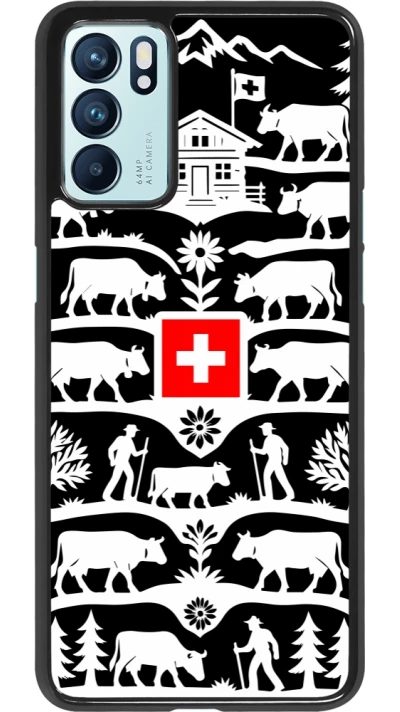 Coque OPPO Reno6 5G - Poya Suisse 3 noir