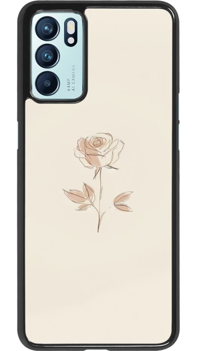 Coque OPPO Reno6 5G - Sable Rose Minimaliste