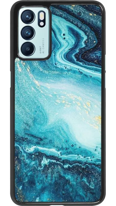 Coque Oppo Reno6 5G - Sea Foam Blue