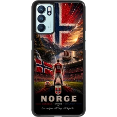 OPPO Reno6 5G Case Hülle - Fussball Norwegen splash 2026