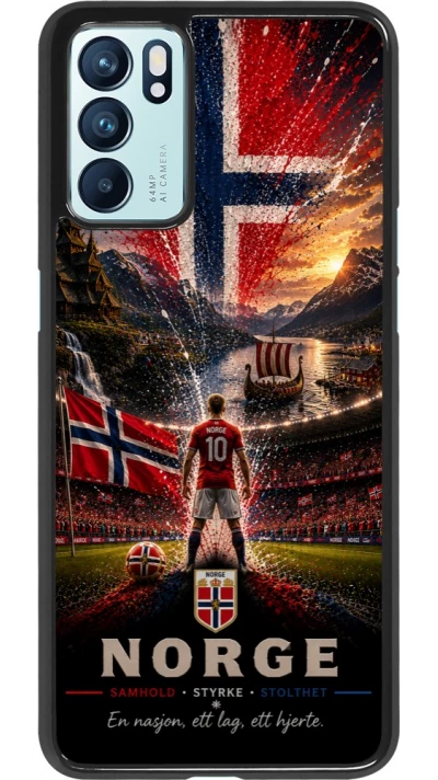 OPPO Reno6 5G Case Hülle - Fussball Norwegen splash 2026