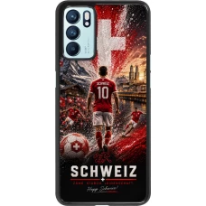 OPPO Reno6 5G Case Hülle - Fussball Schweiz splash 2026