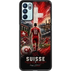 OPPO Reno6 5G Case Hülle - Fussball Suisse splash 2026