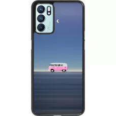 OPPO Reno6 5G Case Hülle - Spring 23 pink bus