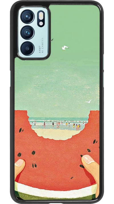 Coque OPPO Reno6 5G - Views through a watermelon Summer 2026