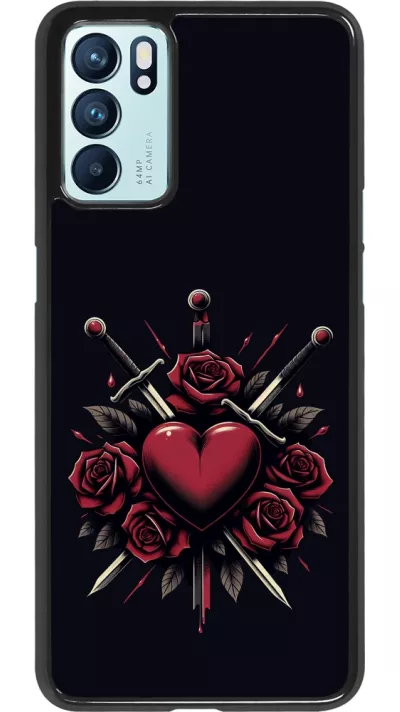 Coque OPPO Reno6 5G - Valentine 2024 gothic love