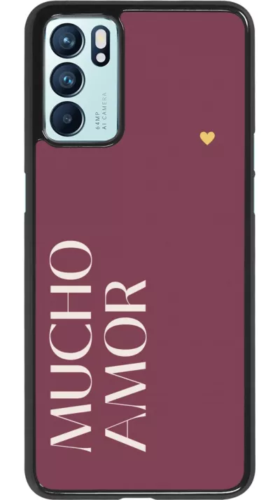Coque OPPO Reno6 5G - Valentine 2024 mucho amor rosado