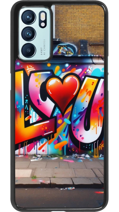 Coque OPPO Reno6 5G - Valentine 2025 Love U Tag