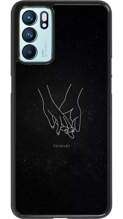 Coque Oppo Reno6 5G - Valentine 2023 hands forever