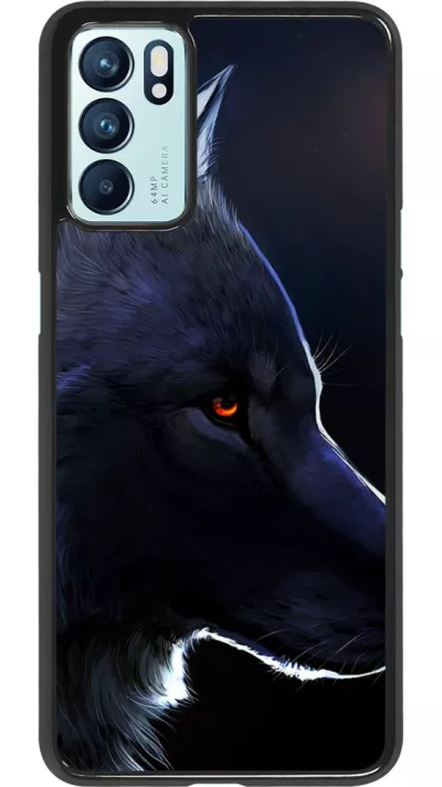 Coque Oppo Reno6 5G - Wolf Shape
