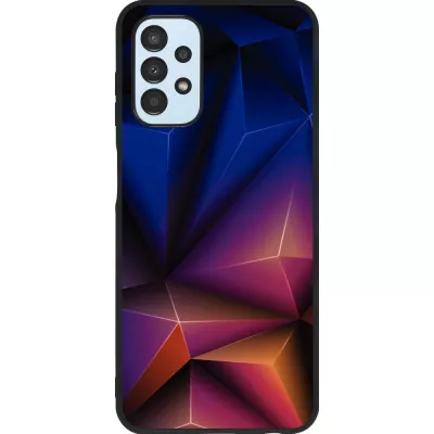 Hülle Samsung Galaxy A13 5G - Silikon schwarz Abstract Triangles 