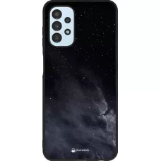 Coque Samsung Galaxy A13 5G - Silicone rigide noir Black Sky Clouds