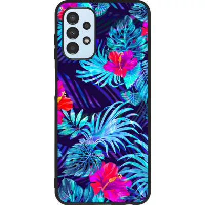 Hülle Samsung Galaxy A13 5G - Silikon schwarz Blue Forest