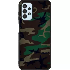 Coque Samsung Galaxy A13 5G - Silicone rigide noir Camouflage 3