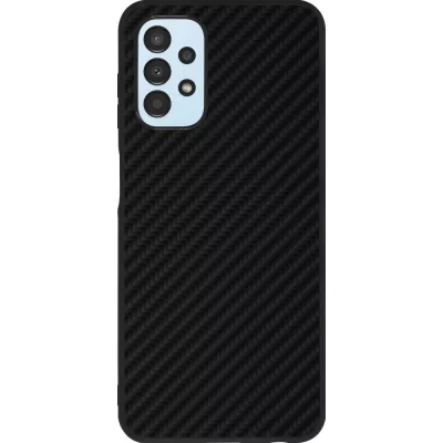 Hülle Samsung Galaxy A13 5G - Silikon schwarz Carbon Basic