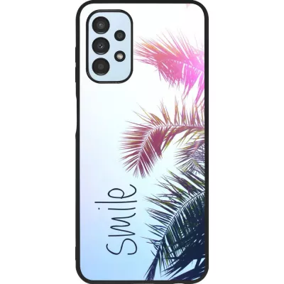 Hülle Samsung Galaxy A13 5G - Silikon schwarz Smile 05
