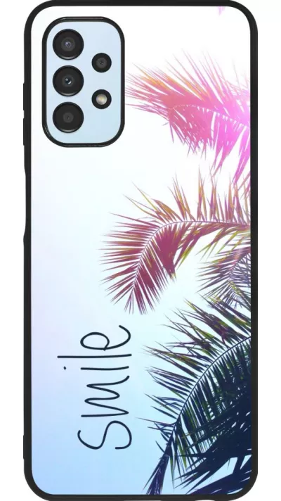Coque Samsung Galaxy A13 5G - Silicone rigide noir Smile 05