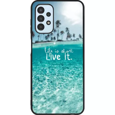 Coque Samsung Galaxy A13 5G - Silicone rigide noir Summer 18 24