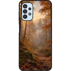 Coque Samsung Galaxy A13 5G - Silicone rigide noir Autumn 26 Autumn walk