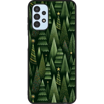 Samsung Galaxy A13 5G Case Hülle - Silikon schwarz Christmas 25 Pattern Xmas Tree